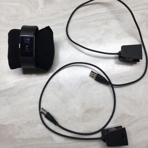 Fitbit Charge 2 with two chargers